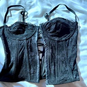 Black Lace Corset